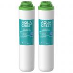 AQUACREST Dual Flow Drinking Water Filter Replacement for GE® FQK2J Filters