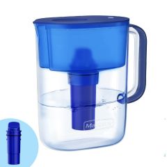 Maxblue PT-06B Water Filter Pitcher with 1 Filter, Reduces Chlorine and More, BPA Free