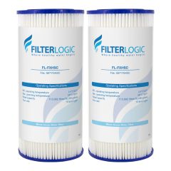 FilterLogic Whole House Pleated Sediment Filter，Replacement for GE FXHSC