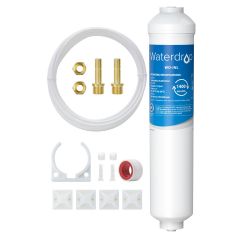 Waterdrop inline Ice Maker and Refrigerator Filter with Direct Connect Fittings