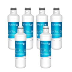 LT1000P® Refrigerator Water Filter, Waterdrop Replacement for LG® LT1000P®, LT-1000PC MDJ64844601-6Pack