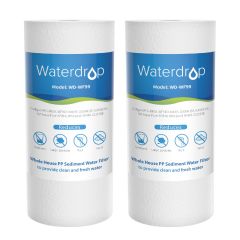 Waterdrop 5 Micron 10" x 4.5" Whole House PP Sediment Water Filter, Replacement for Culligan RFC-BBSA, WFHD13001B, GXWH35F, GXWH30C, 3M Aqua-Pure AP814