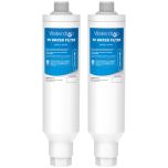Waterdrop RV Inline Water Filter with Flexible Hose Protector, Campers, Gardening, Boats, RVs KDF Filter,rv water filter