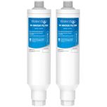 Waterdrop RV Inline Water Filter with Flexible Hose Protector, Campers, Gardening, Boats, RVs KDF Filter,rv water filter