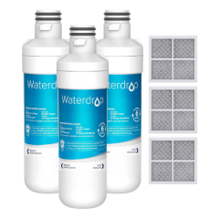 Waterdrop Replacement for LG® LT1000P®, LT1000PC, MDJ64844601, Kenmore 46-9980, 9980, ADQ74793501, ADQ74793502 6PK