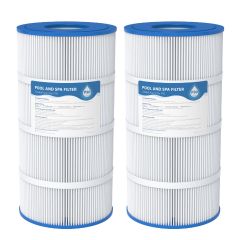 AQUACREST  Replacement for Pool Spa Filter Cartridges Pleatco PA90, CX900RE, C900, Unicel C-8409, Filbur FC-1292, Posi-Clear Sta-Rite PXC95, Clearwater II ProClean 100, 90 sq. ft, Pack of 2