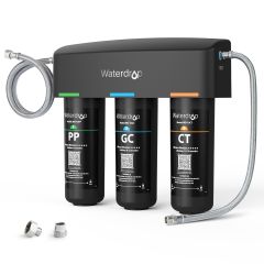 Waterdrop 3-stage UnderSink Water Filter, Direct Connect Filtration System WD-TSA