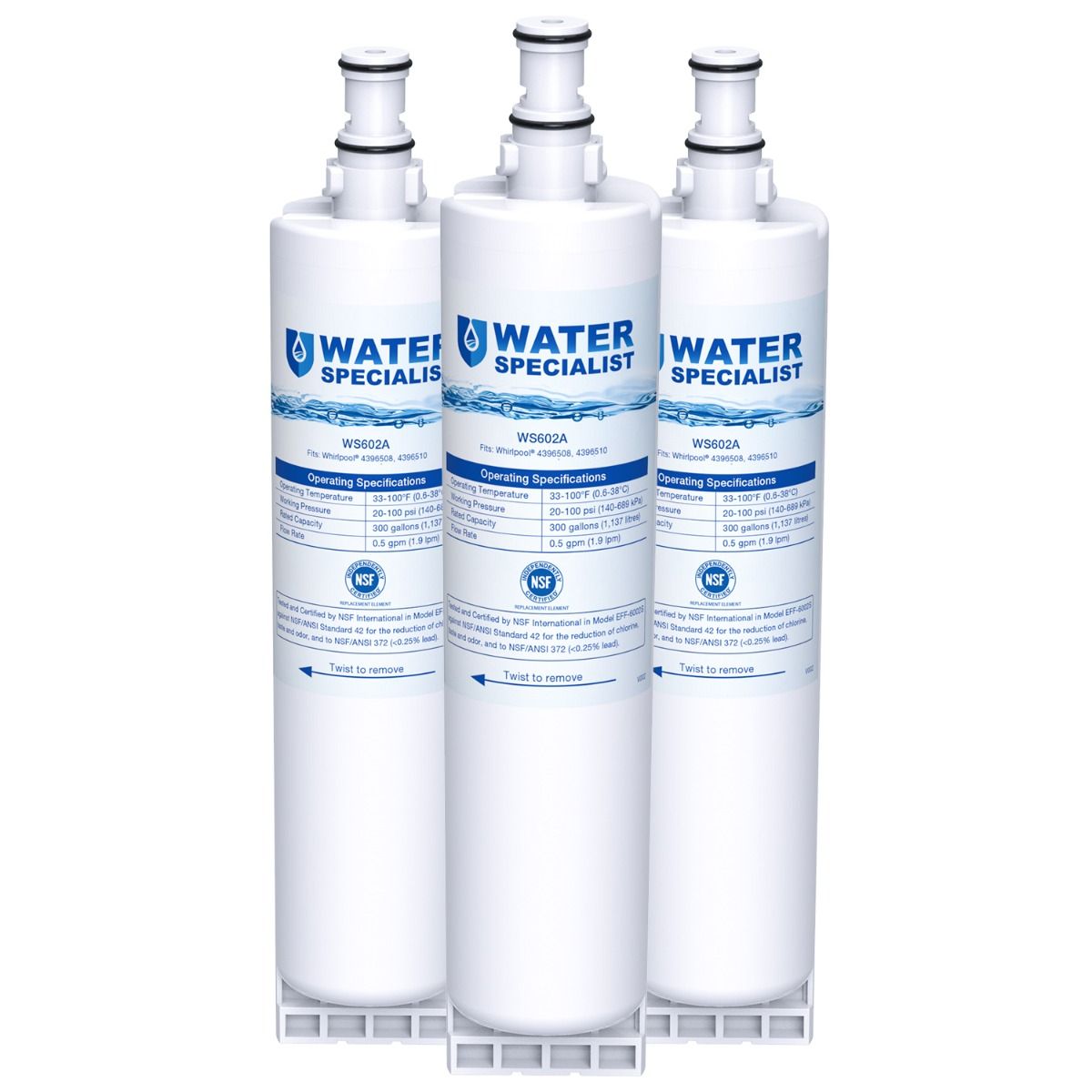 2305768 2255518 Refrigerator Water Filter Compatible With Whirlpool 4396510P 