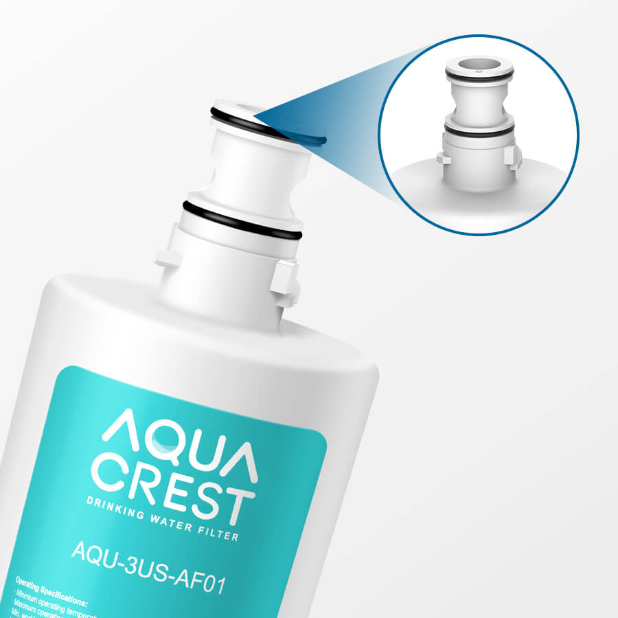 AQUA CREST Replacement for Filtrete 3US-AF01 Under Sink Water Filter, 2  Packs